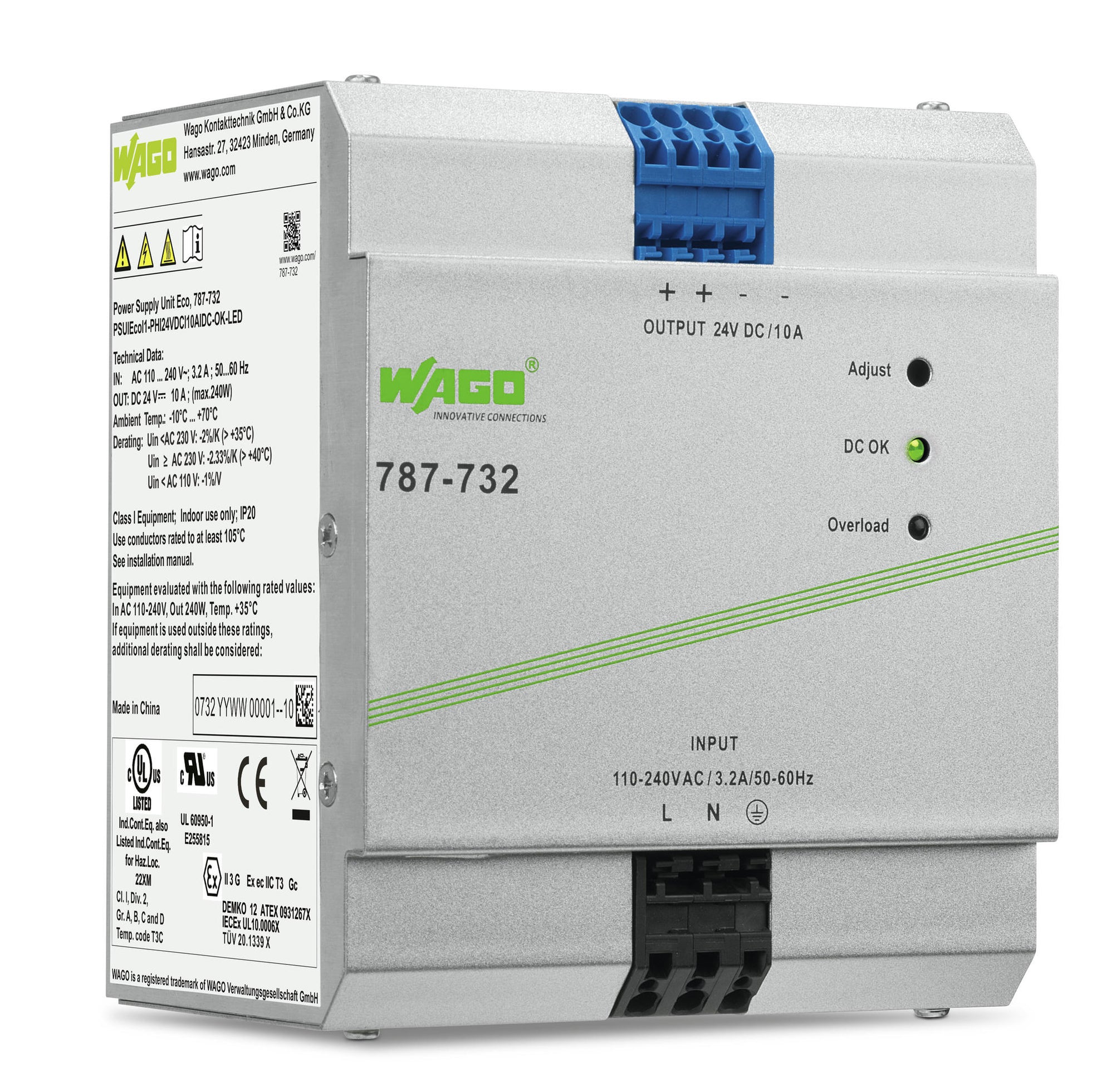 WAGO EPSITRON® ECO電源供應器787系列 — 泉昱電業QUAN-YU